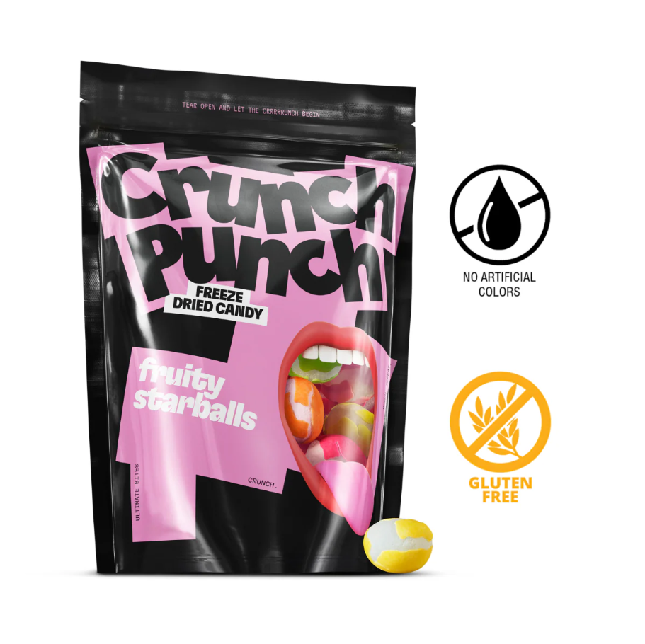 Crunch Punch Fruity Starballs 50g