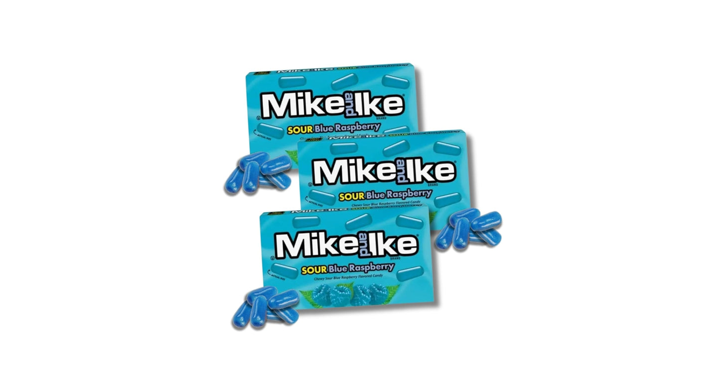 Mike & Ike Sour Blue Raspberry 120g