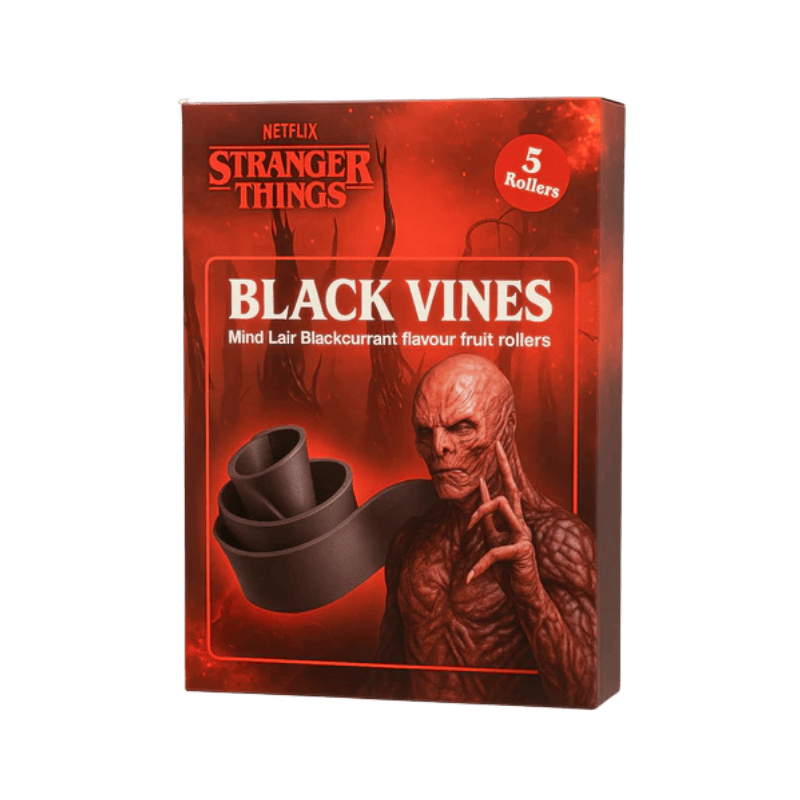 Stranger Things Black Vines Fruit Rollers 60g