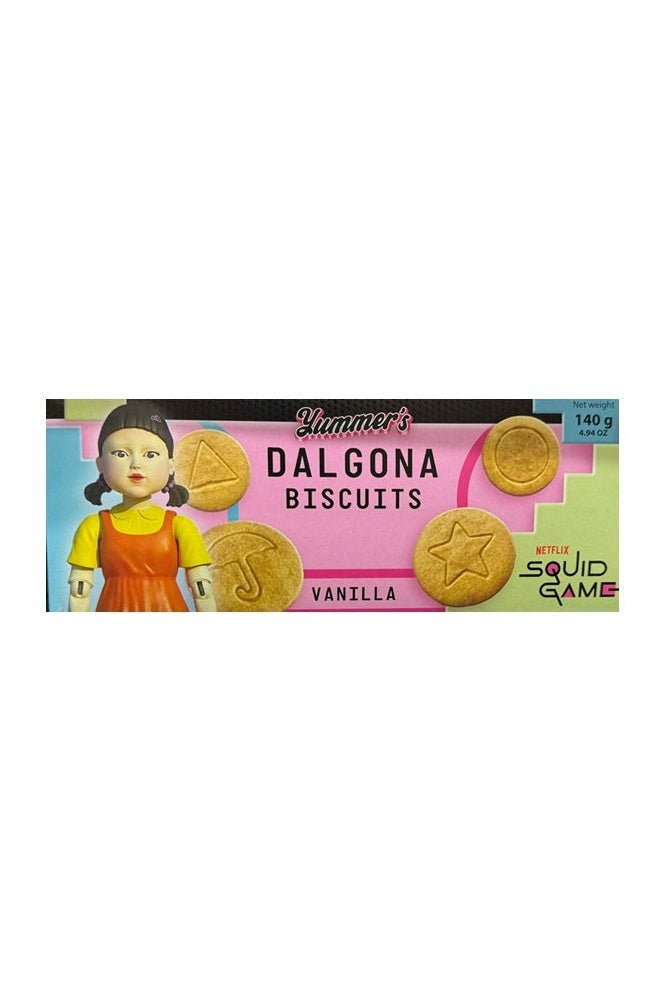 COOKI YUMMERS SQUID GAME VANILLA BUTTER DALGONA BISCUITS 140g - Tornado
