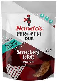 Nando's Smokey BBQ Rub 25g - Tornado