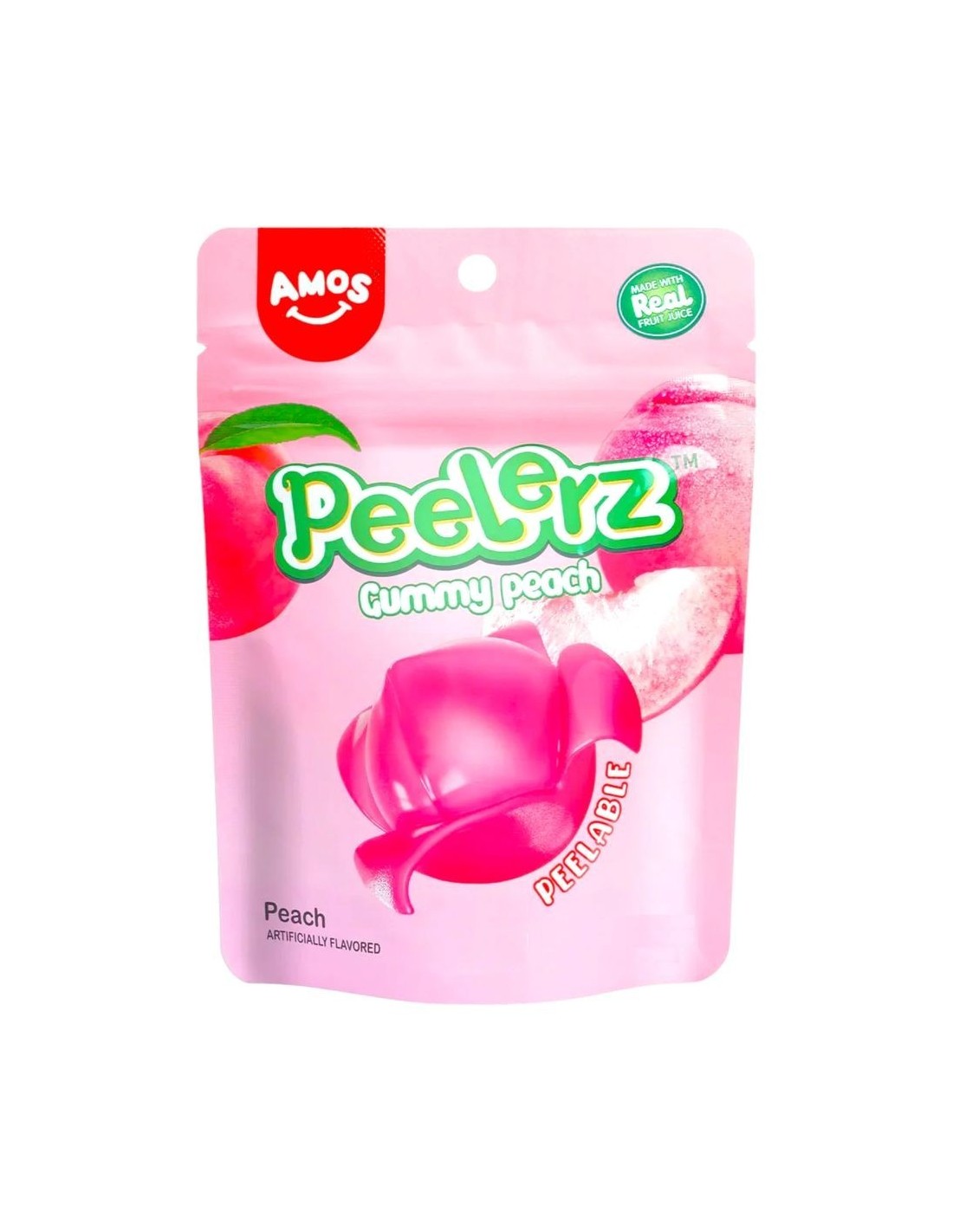 Amos Peelerz Gummy Peach 65g