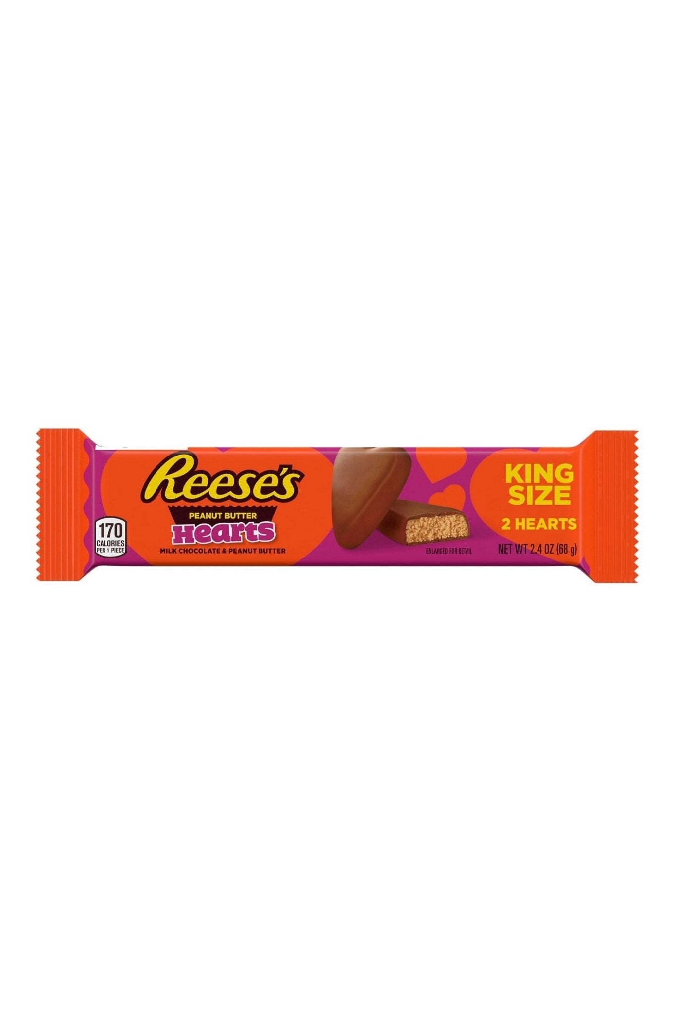 Reese's Peanut Butter Hearts King Size 68g - Tornado