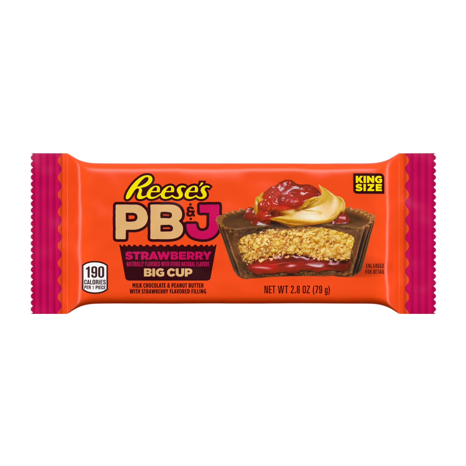 Reese's Strawberry PB&J Big Cup King Size 79g