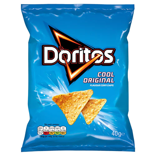 Doritos Cool Original Tortilla Čips s Okusom Kiselog Vrhnja – 70 g