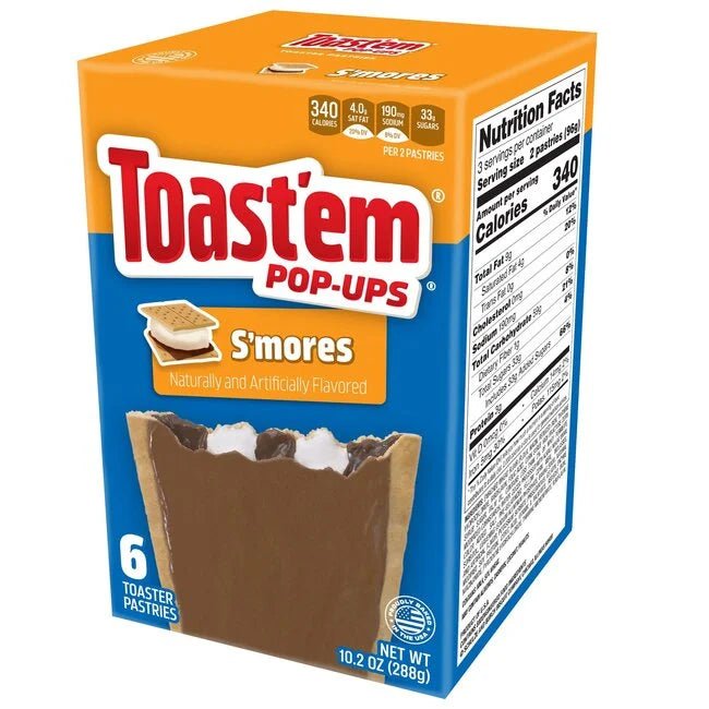 Toast'em Toast'em Pop - Ups Frosted Smores 288g - Tornado