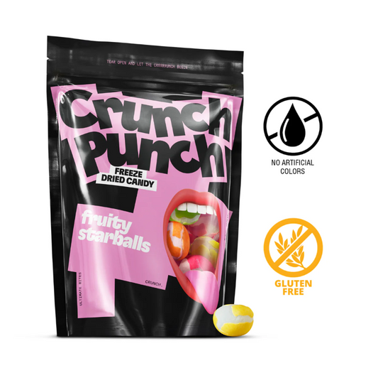 Crunch Punch Fruity Starballs 50g