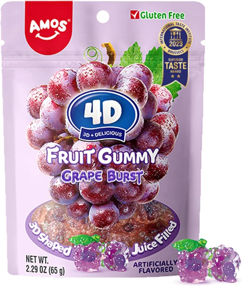 Fruit Gummy Grape Burst 65g