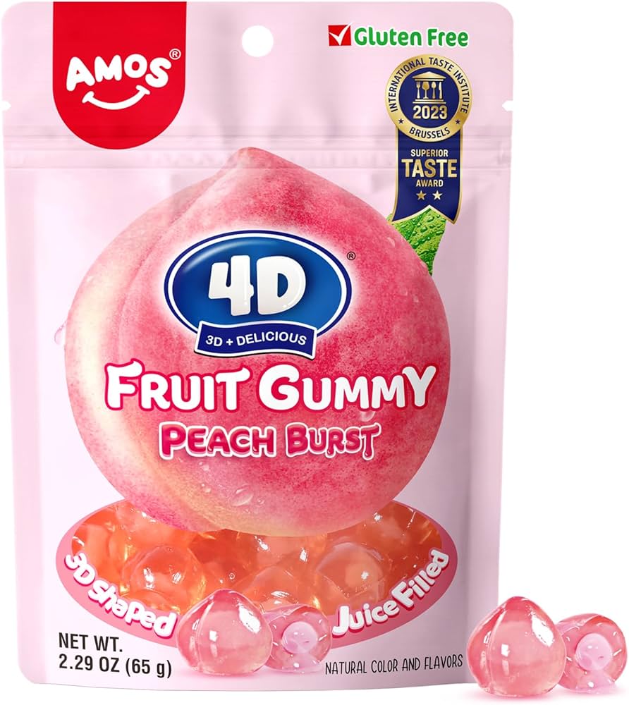Fruit Gummy Peach Burst 65g
