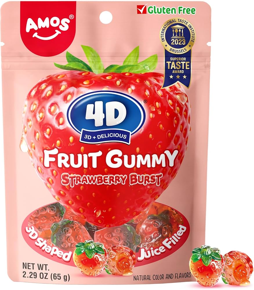 Fruit Gummy Strawberry Burst 65g