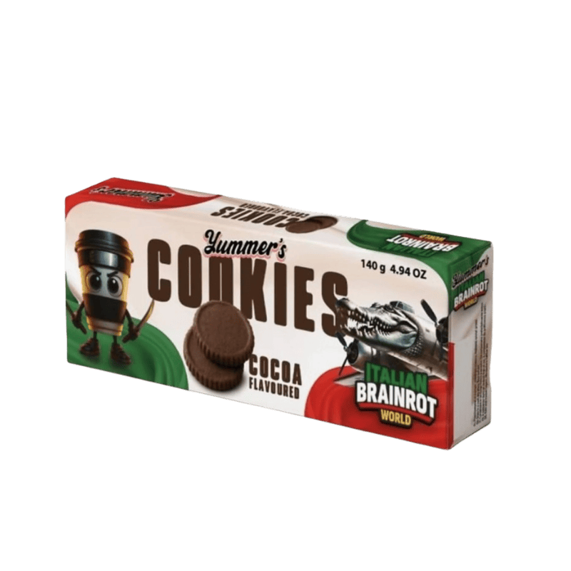 Yummers Brainrot Cookies Cocoa Vanilla 140g