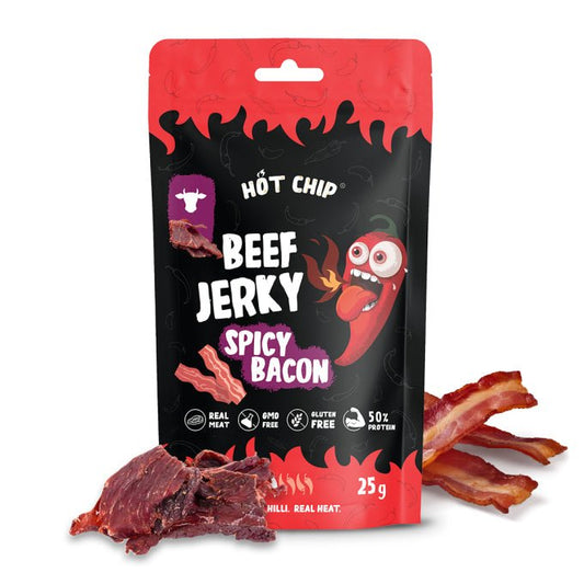 Hot Chip Beef Jerky Spicy Bacon 25g - Tornado