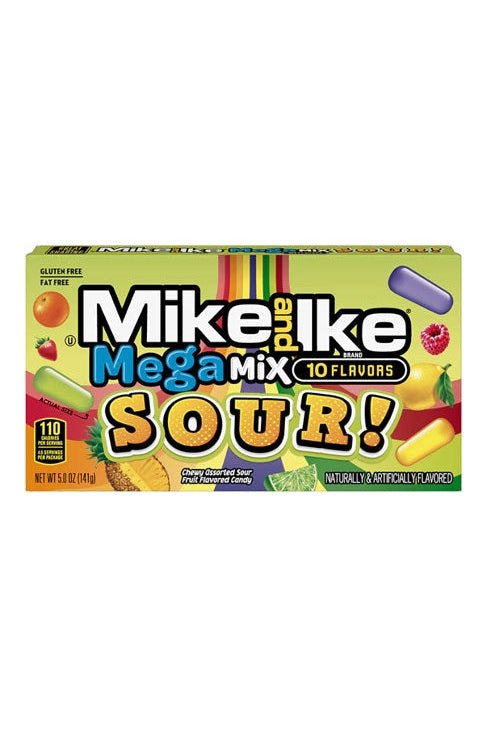 Mike & Ike Sour Mega Mix Theatre NPM 4.25oz/120gm - Tornado