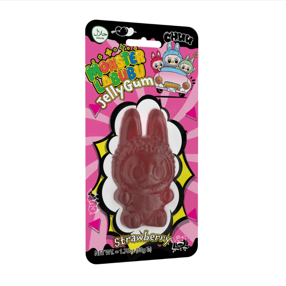 Monster Labubu Jelly Gum Strawberry 50g