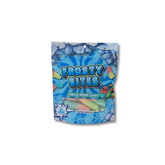 Frosty Bites - Gummy Worms - Freeze Dried Candy 50g